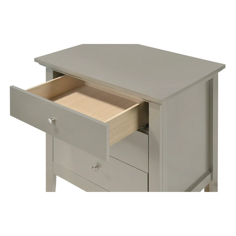 Hammond 3-Drawer Nightstand (26 in. H x 24 in. W x 18 in. D)