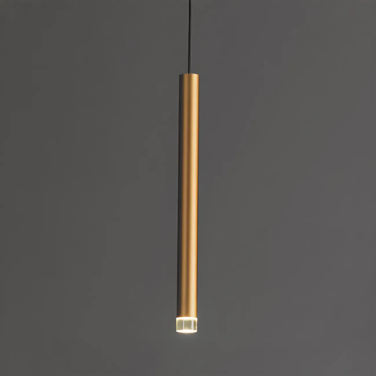 Modern Gold Metal Acrylic Geometry LED Pendant Light