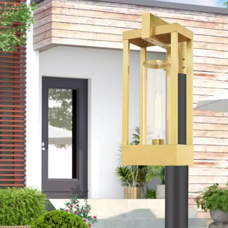 Livex Lighting Delancey 1 - Light Wall Light in Satin Brass
