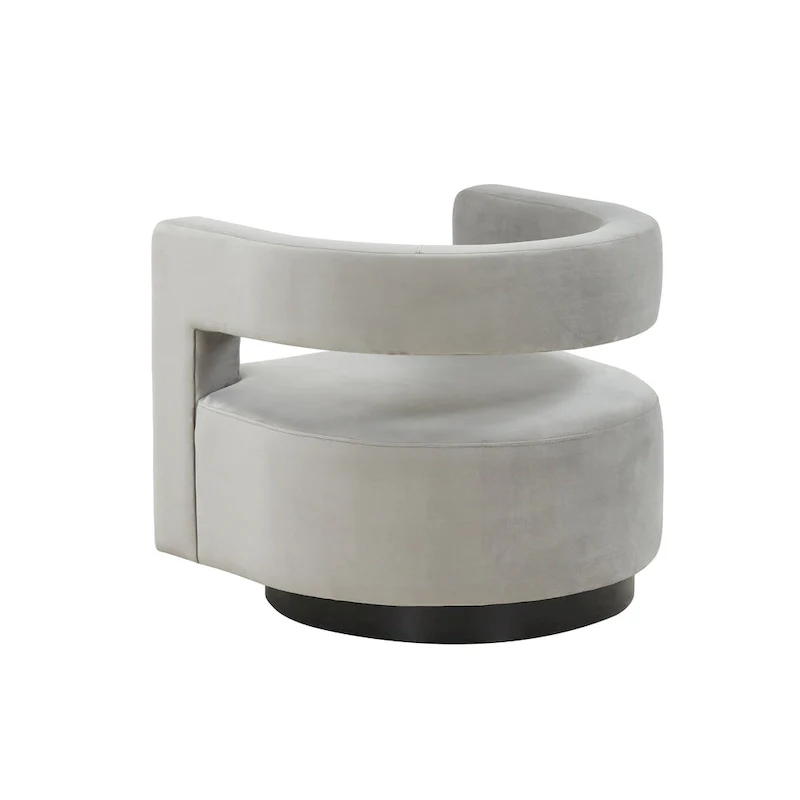 SAFAVIEH Couture Cela Swivel Chair (Fully Assembled) - 31.1 W x 28.4 L x 26.8 H - 31Wx28Dx27H