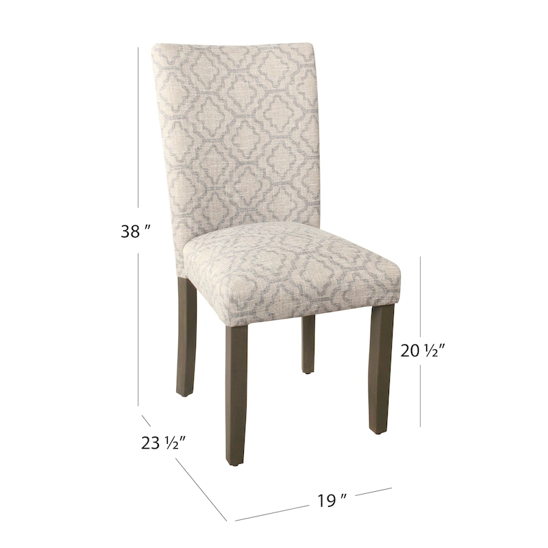 HomePop Classic Parsons Dining Chair - Set of 2