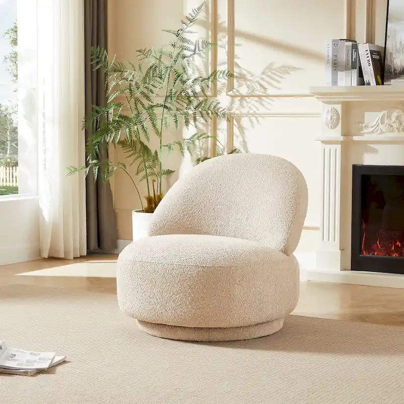 Accent chair for Living room With Swivel Function