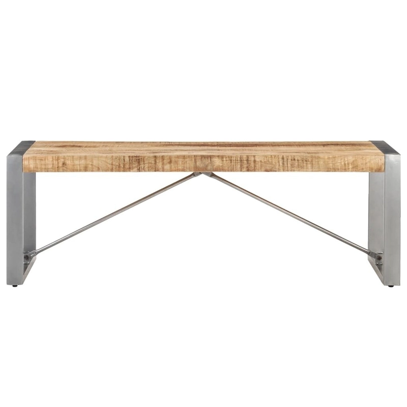 vidaXL Coffee Table 47.2x23.6x15.7 Rough Mango Wood