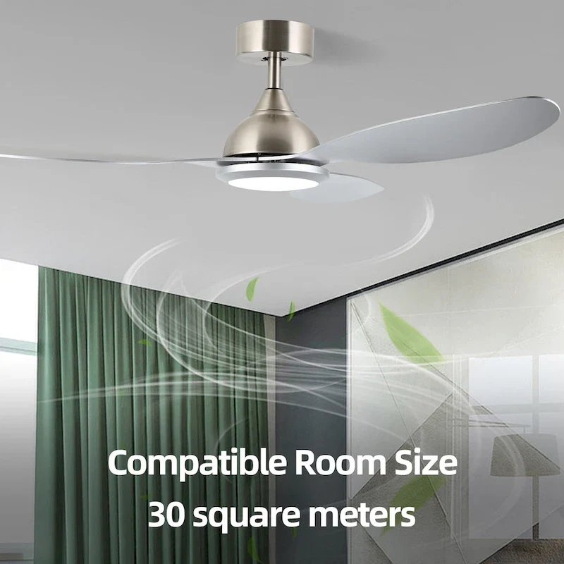 OVIOS Elegant 52-inch 2-in-1 Ceiling Fan Light with Remote Control