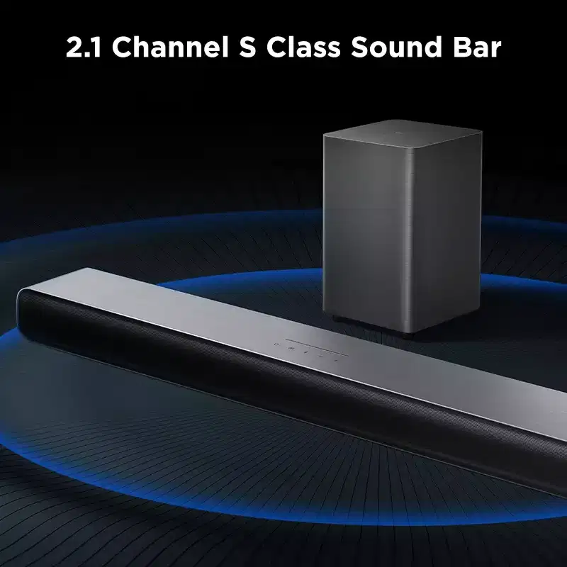 Refurbished: TCL 2.1 Channel S-Class Soundbar with Wireless Subwoofer, Dolby Atmos S55H - Black - Manufacturer Refurbished