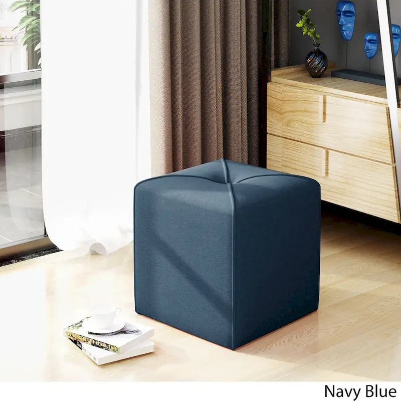 Kenyon Fabric Square Ottoman by