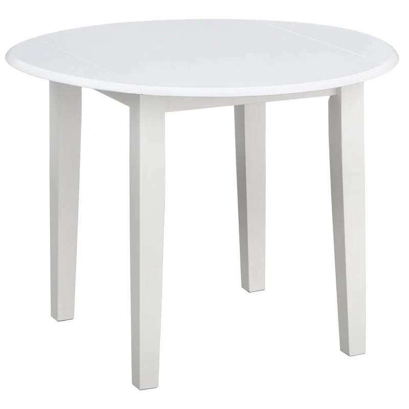 Simple Living Rollo Solid Wood Drop Leaf Dining Table