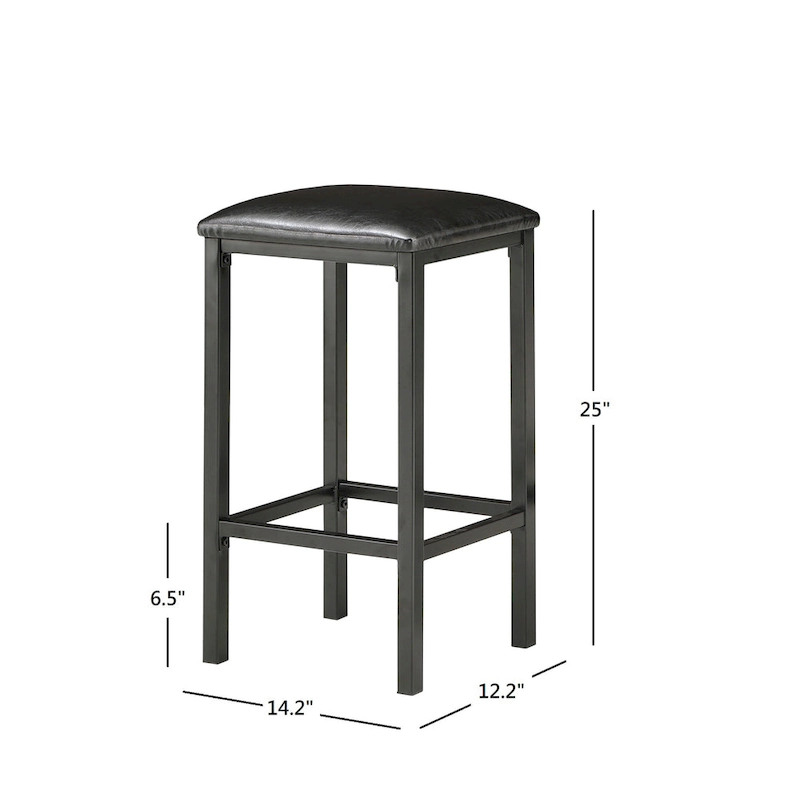 Ainsley Faux Marble Counter Height 3-piece Dining Set by iNSPIRE Q Modern
