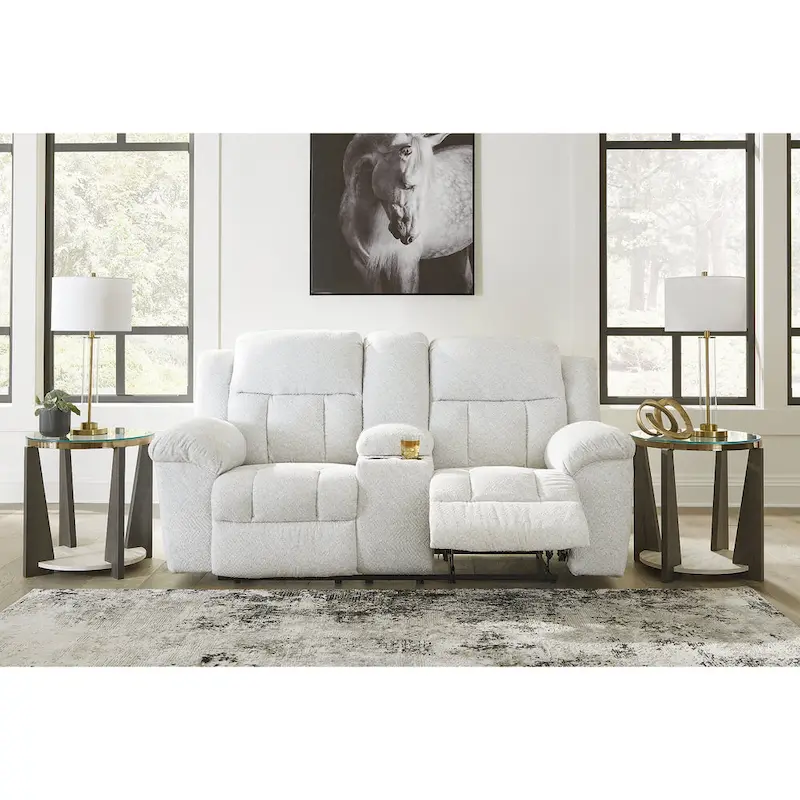 Frohn Double Reclining Loveseat with Console - 80W x 40D x 42H