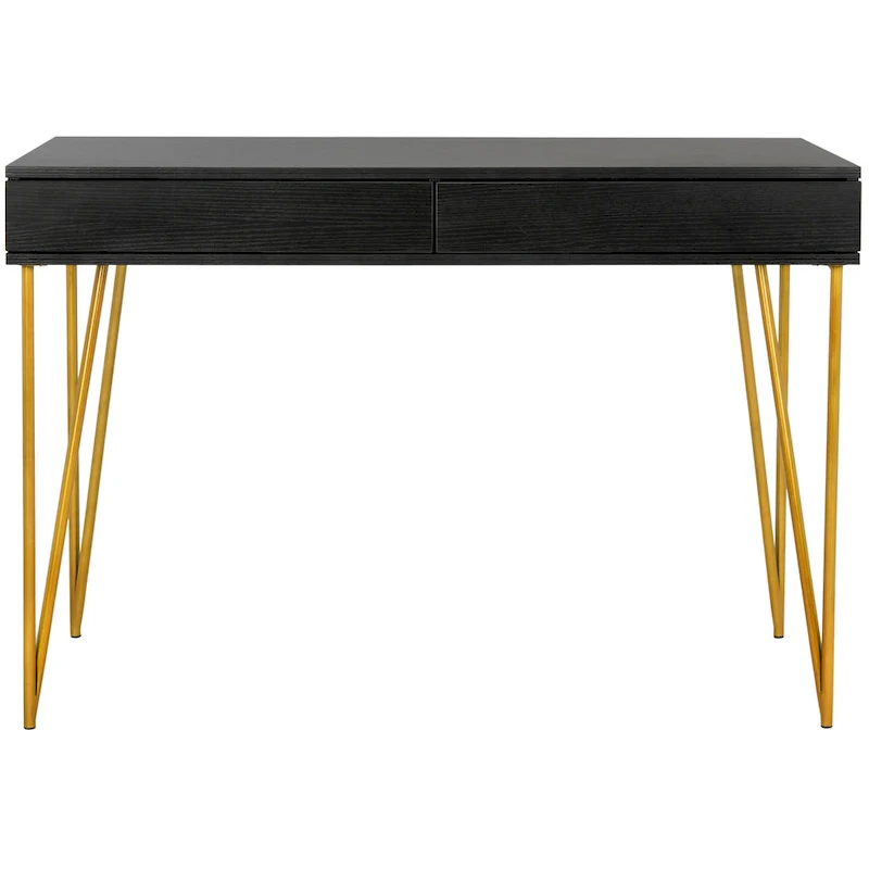 Ladonna Pine Natural 2-Drawer Desk