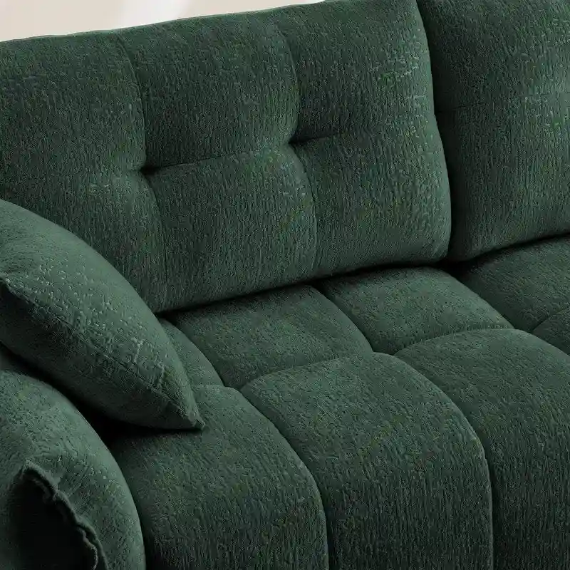 78.7 Chenille Two Seater Upholstered Sofa