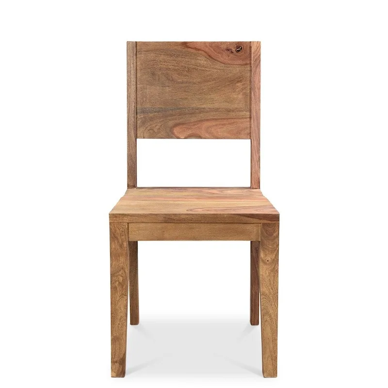 Raven Sheesham Wood Dining Chairs - set of 2