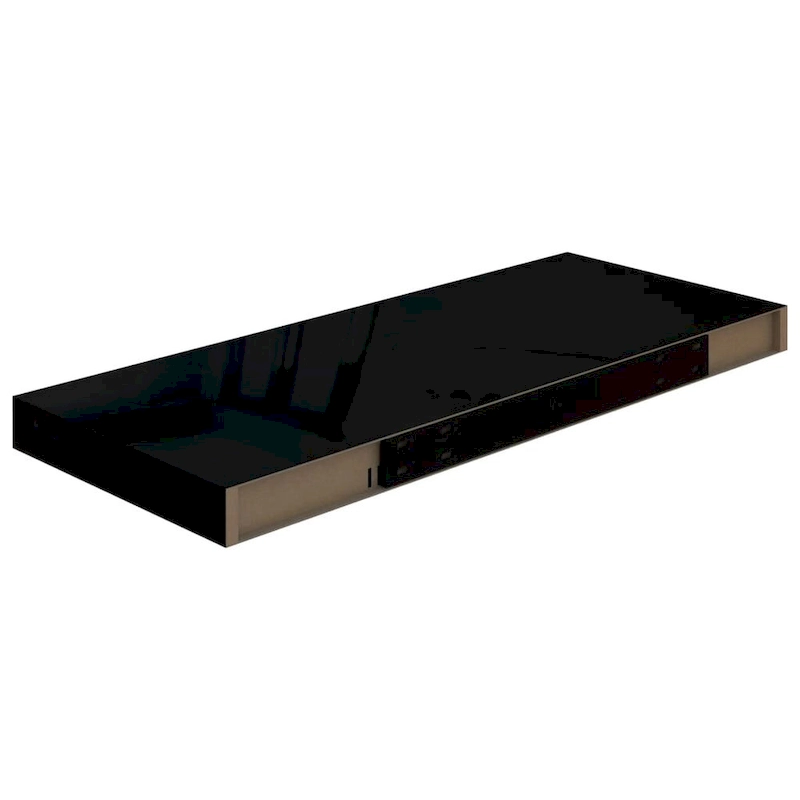 Floating Wall Shelves 2 pcs 23.6x9.3x1.5 MDF - 23.6 x 9.3 x 1.5 (L x W x H)