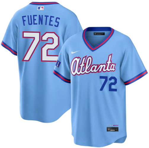 Didier Fuentes Atlanta Braves Powder Blue 2026 City Connect Stadium Jersey