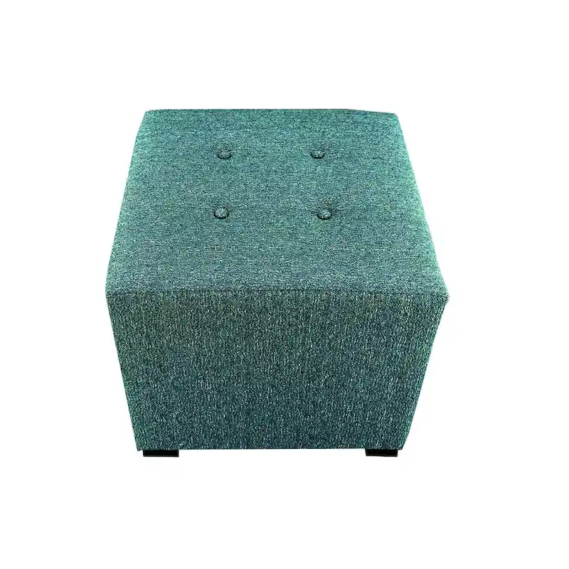 MJL Furniture Text2 Olivia 4-button Tufted Square Ottoman
