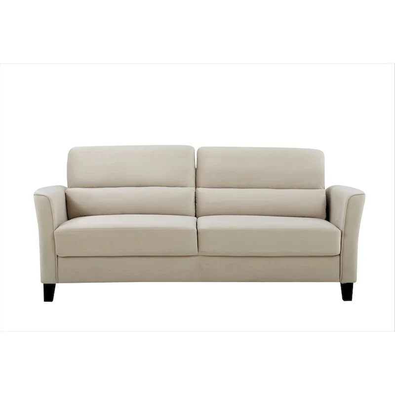 77.95 Mid Century Modern Upholstered Sloped Arms Living Room Sofa