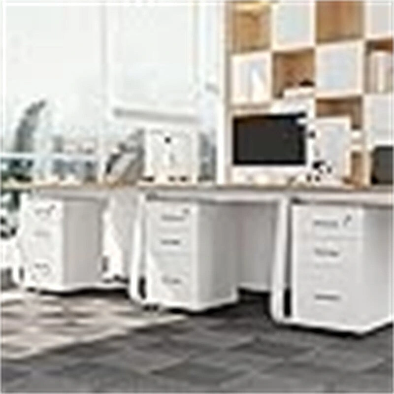 3 Drawer Wood Mobile File Cabinet - 26.5 D x 18.6 W x 6.9 H