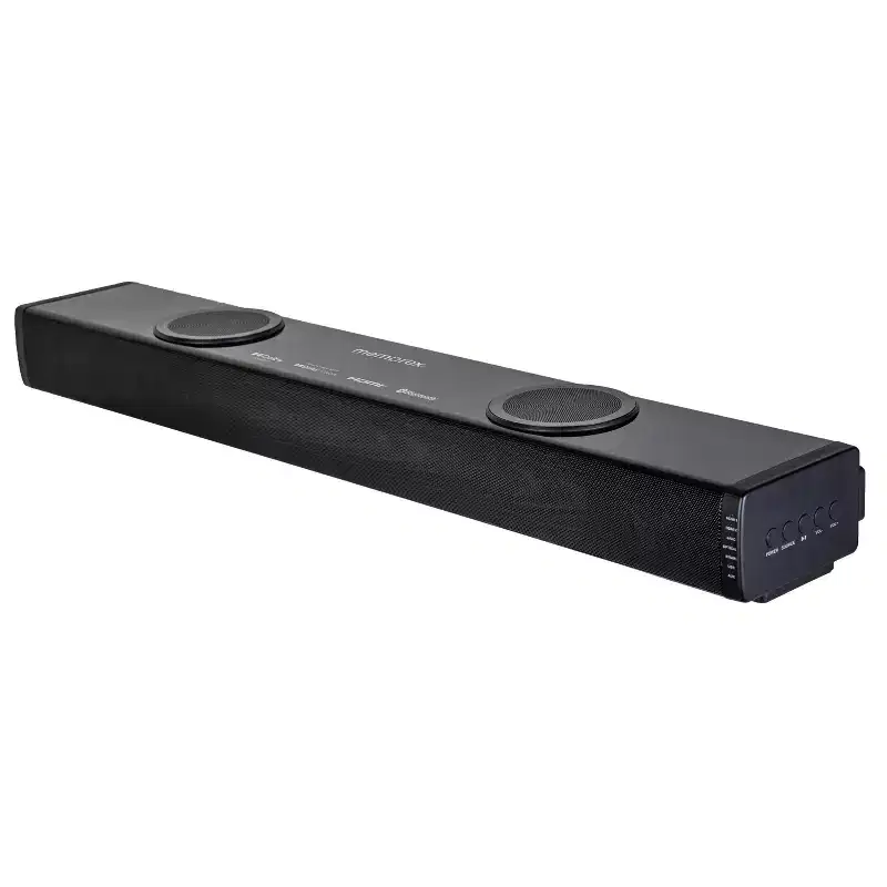 Sharp HT-SBW420 2.1-Channel Soundbar with Built-In Subwoofer Wi-Fi & Bluetooth Streaming Virtual 3D Sound Slim 100 cm Design