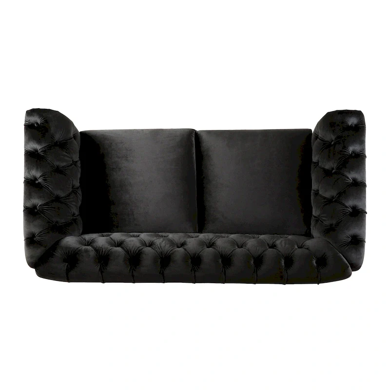 Chesterfield Velvet Loveseat Sofa
