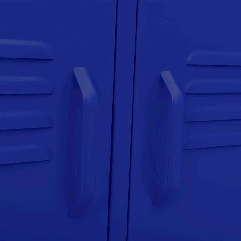 vidaXL TV Stand TV Unit Sideboard Home TV Console Media Unit Cupboard Steel - 41.3 x 13.8 x 19.7