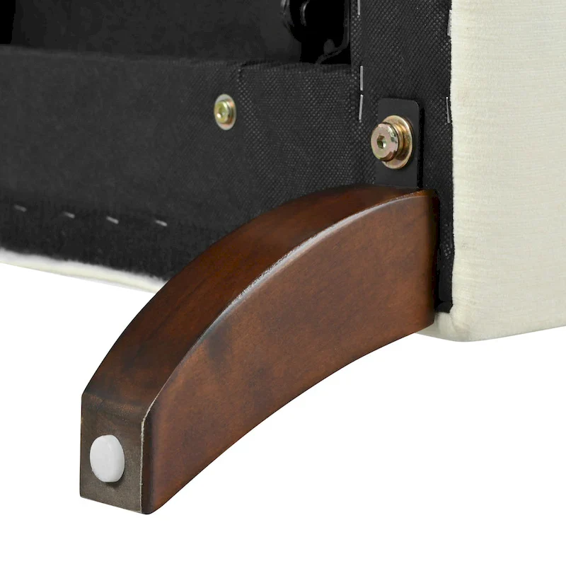 Upholstered Recliner with Wing Back