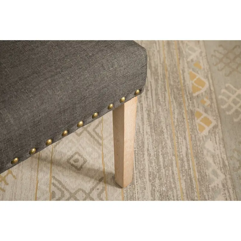 Roundhill Furniture Mod Urban Solid Wood Upholstered Parson Chairs (Set of 2)