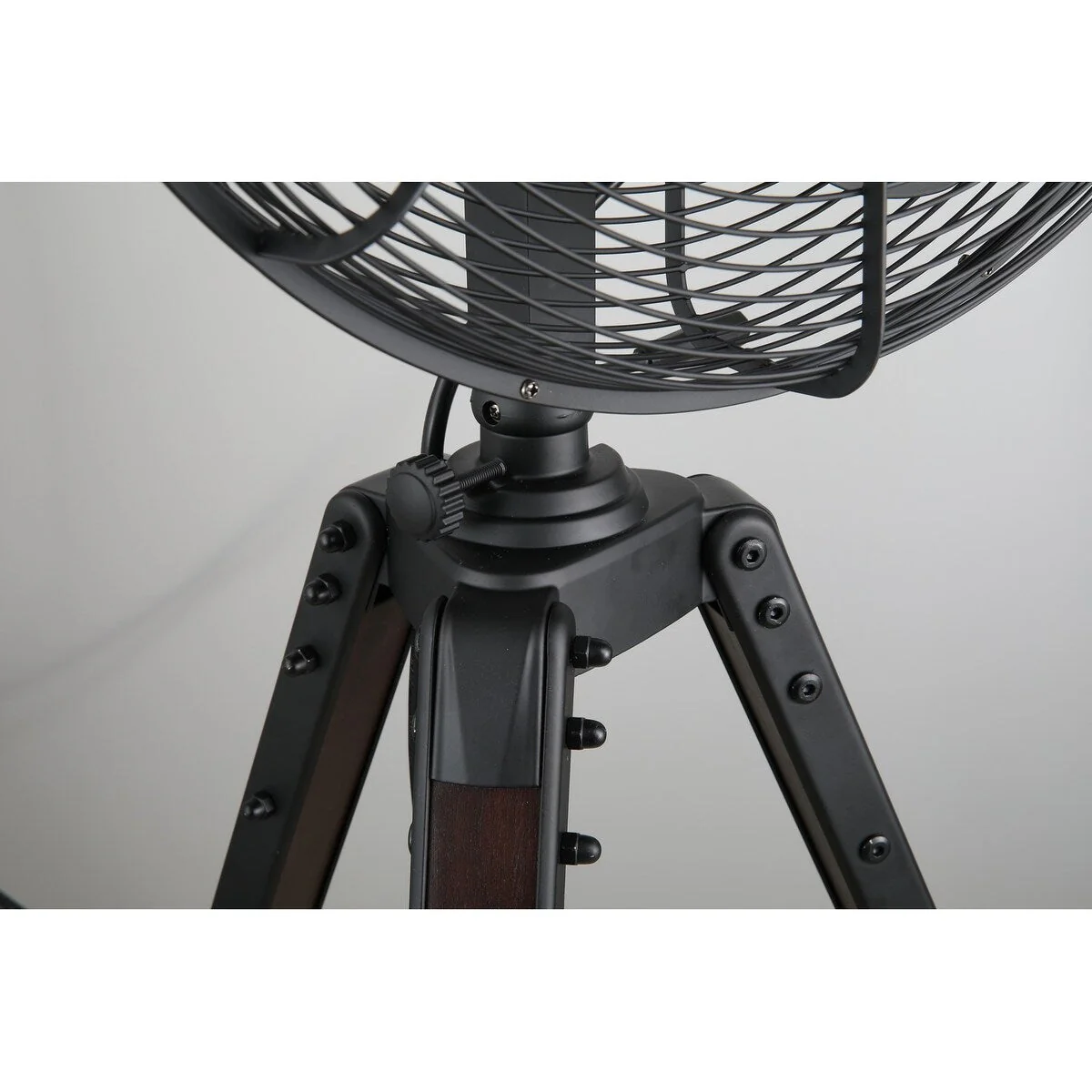 Star Fans Star Tripod 16-inch Stand Fan with Wooden Legs