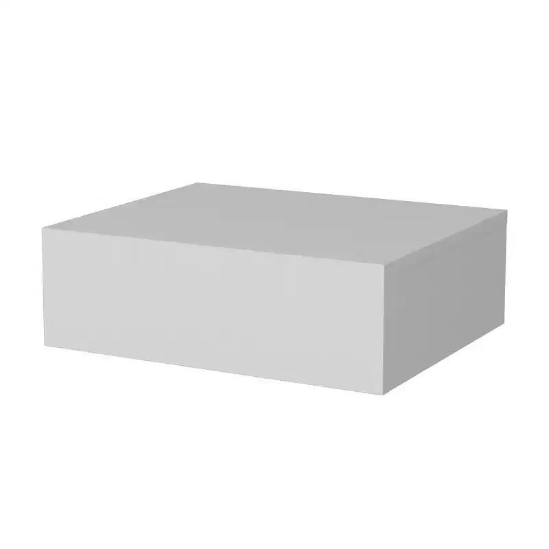 HomeRoots 5 White Wood One Drawer Floating Nightstand