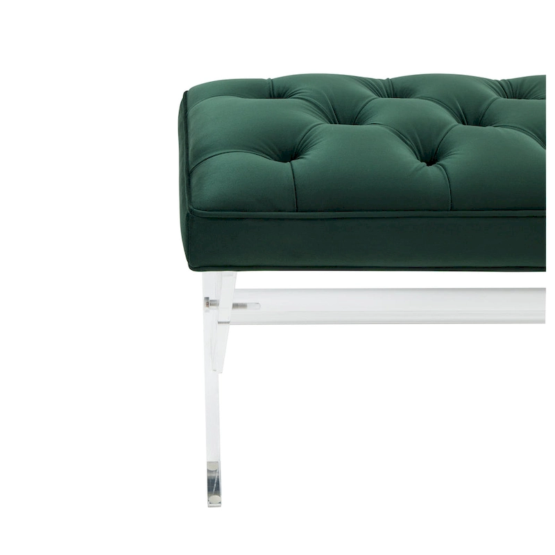 SAFAVIEH Couture Ketevan Tufted Acrylic Bench - 48