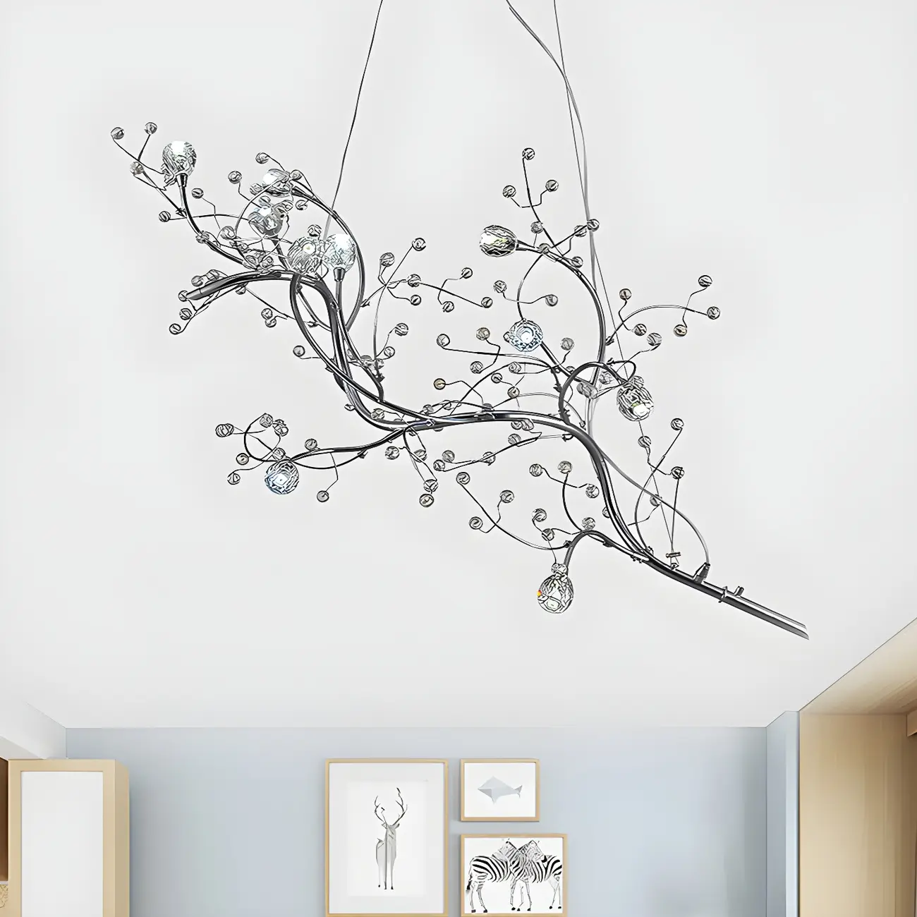 Modern Metal Branch LED Pendant Chandelier