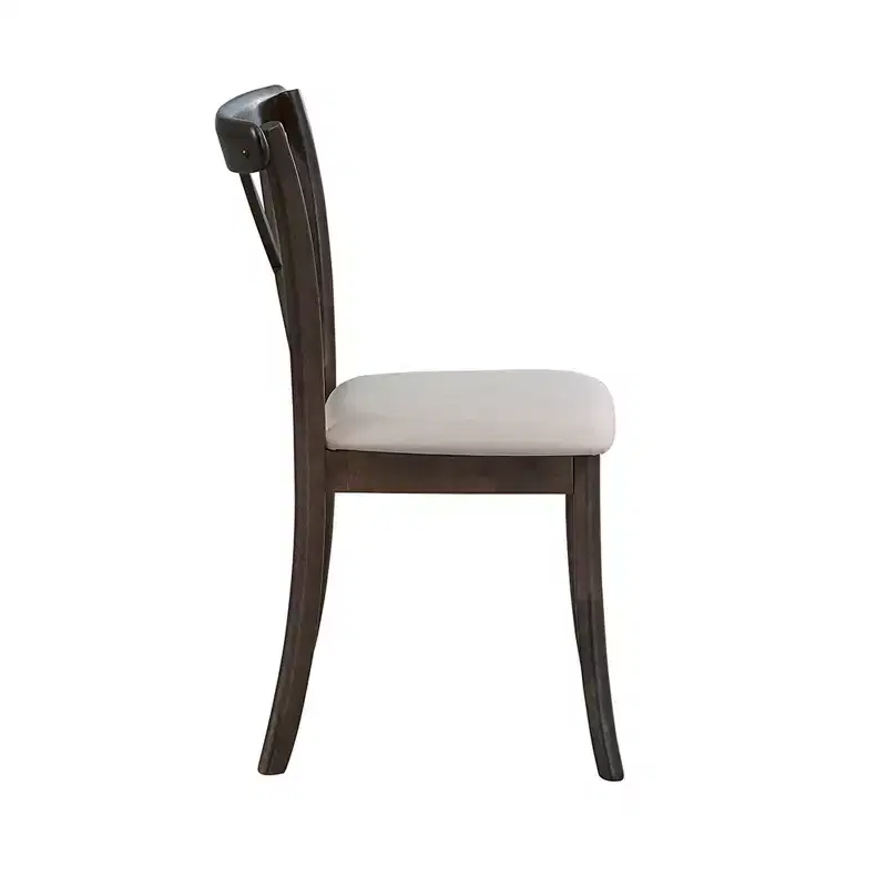 Vatros Wooden Dining Chairs Set of 2, Modern Upholstered Dining Room Chair