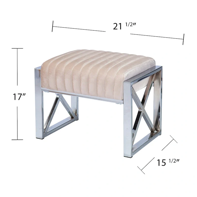 Brent Fabric Ottoman