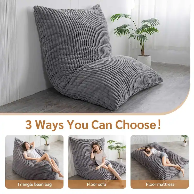 3 in 1 Convertible Bean Bag Chair