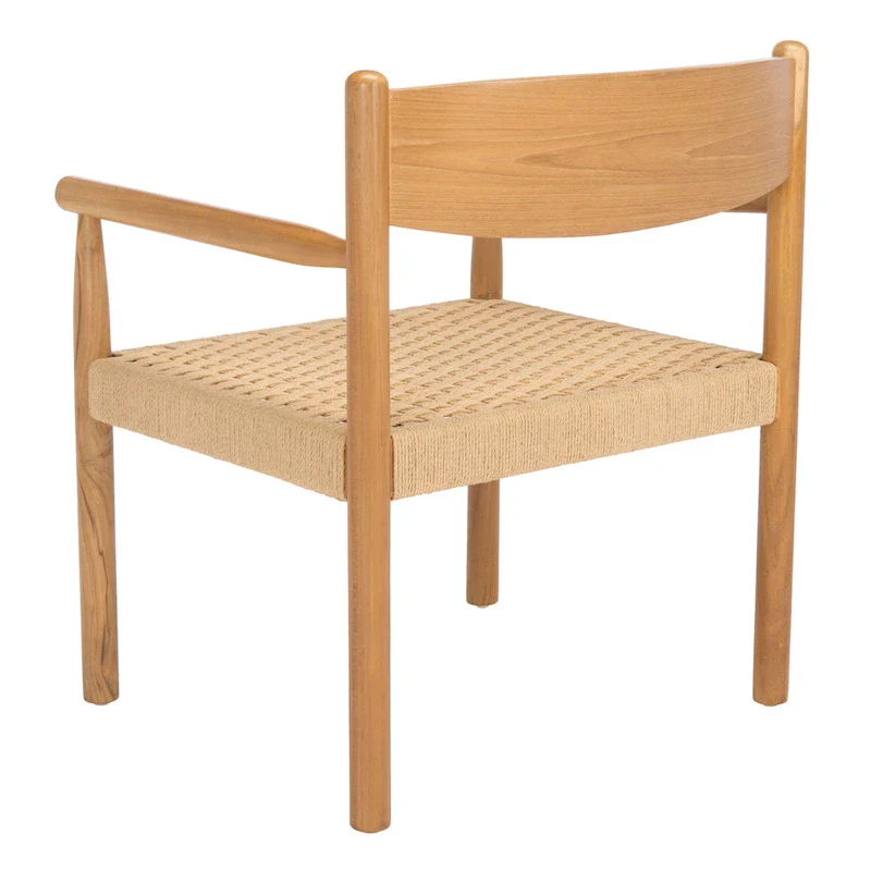 SAFAVIEH Couture Matisha Danish Rope Accent Chair - 24.75 W x 24.75 L x 30 H - 25Wx25Dx30H