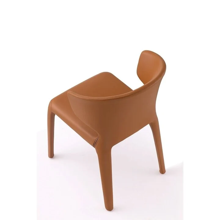 Conrad Cream Faux Leather Dining Chair