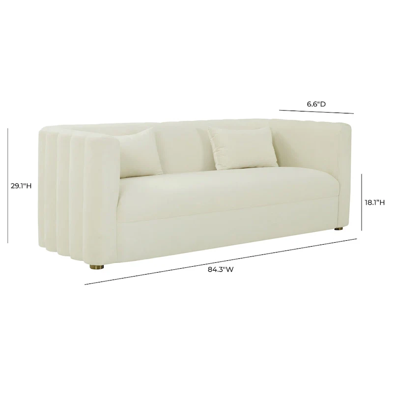 Callie Velvet Sofa