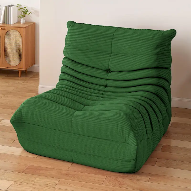 Bean Bag Chairs Single Sofa with Memory Foam,Lazy Floor Sofa for Adults & Kids