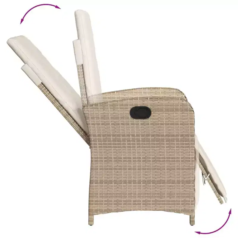 vidaXL Patio Dining Set with Cushions - Stylish and Comfy