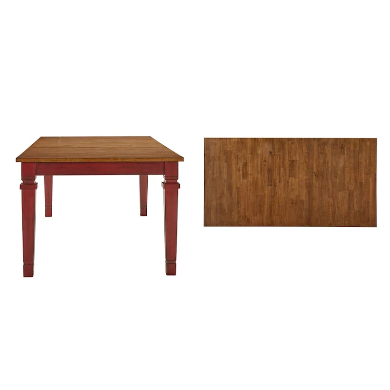 Vikos Solid Wood 64-82 Extendable Dining Table