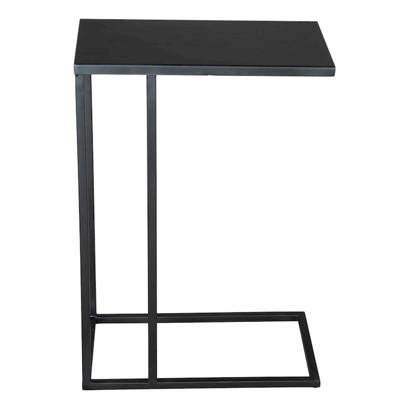 HomeRoots 24 Black Iron Abstract End Table - 17' X '23.6' X '11
