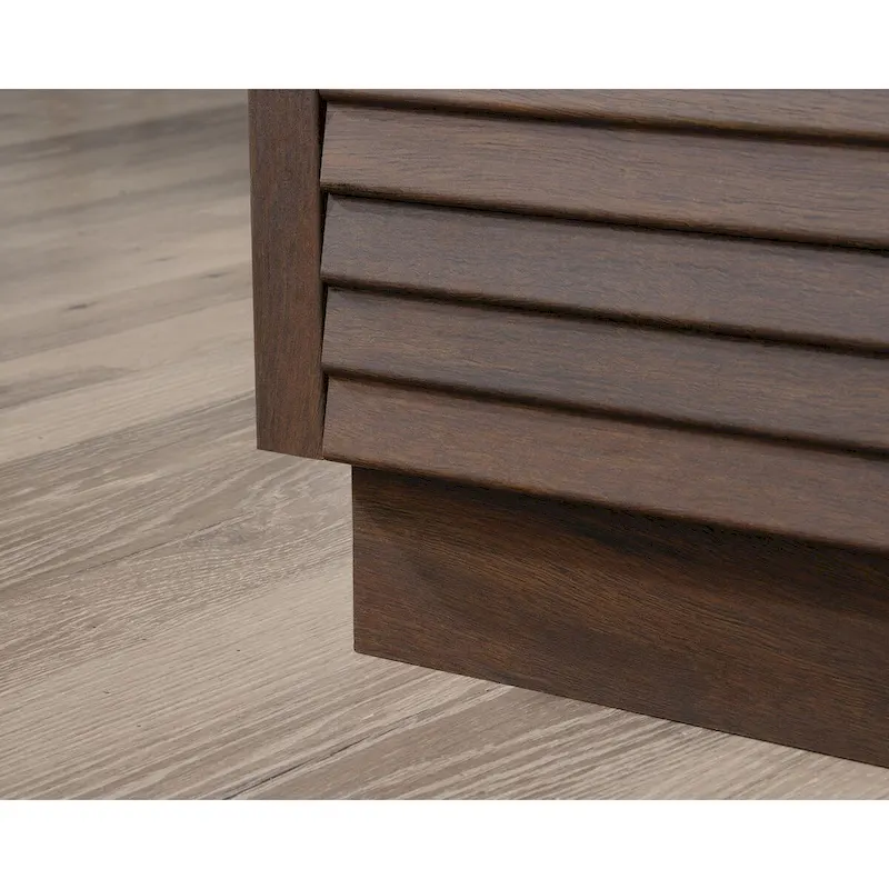 Rich Walnut Lateral File Credenza, Letter Size
