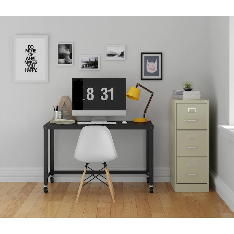 Hirsh 22-in Deep 3 Drawer, Letter Width, Vertical File Cabinet