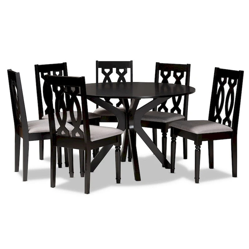 Callie Modern and Contemporary 7-Piece Dining Set