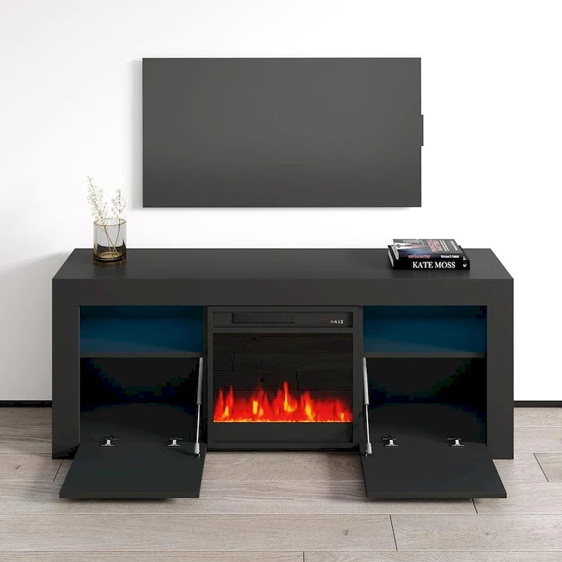 58-inch Electric Fireplace TV Console