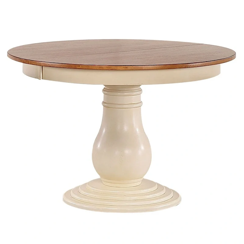 Antiqued Caramel Biscotti Napoleon Back 7-Piece Bella Dining Set