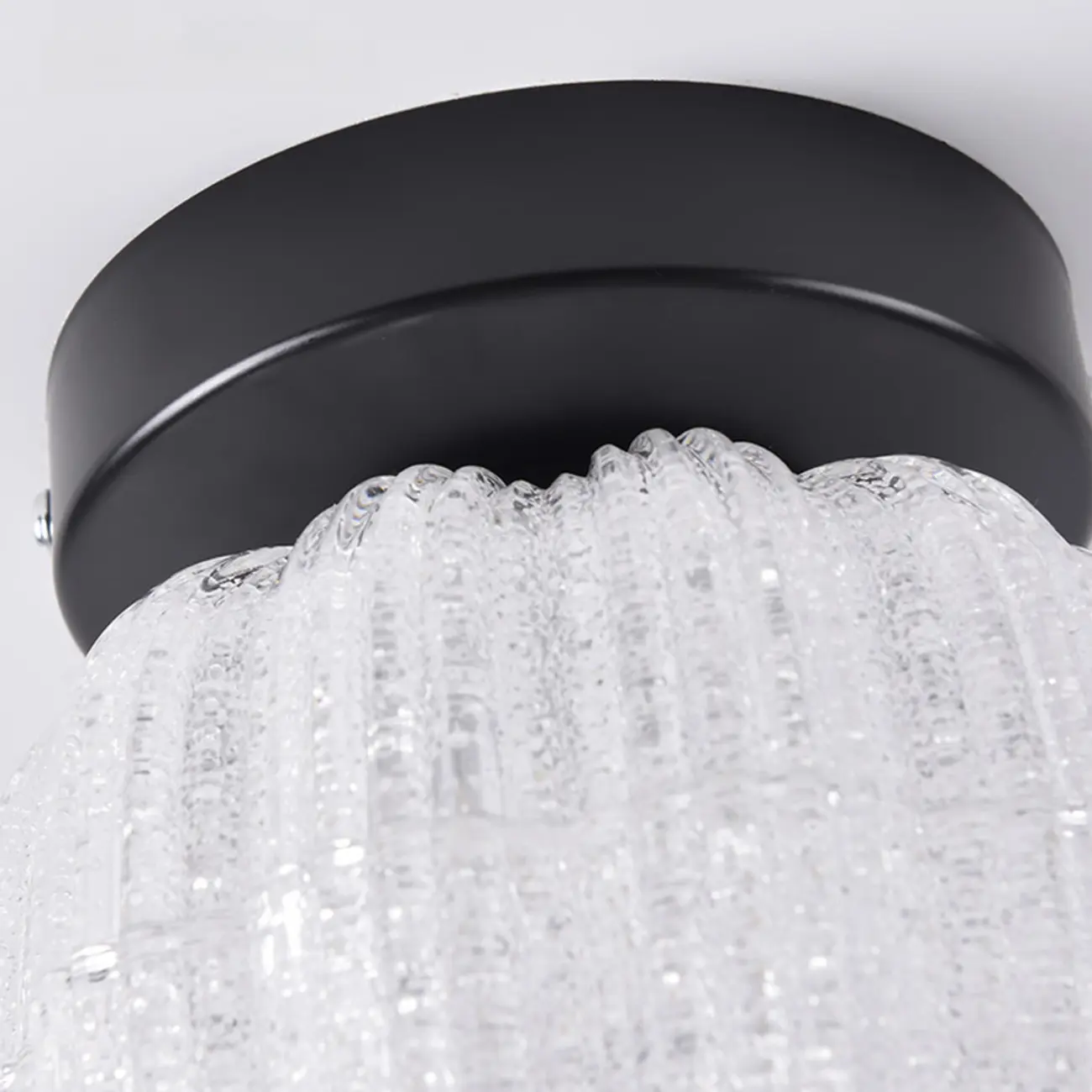 Mini Drum Shape Hallway Semi Flush Mount Ceiling Light