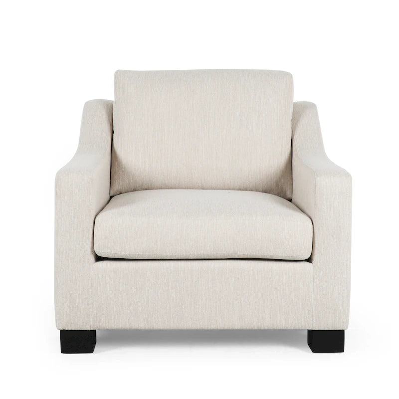Upholstered Club Chair - Multiple Colors, Contemporary Style, Single Seat