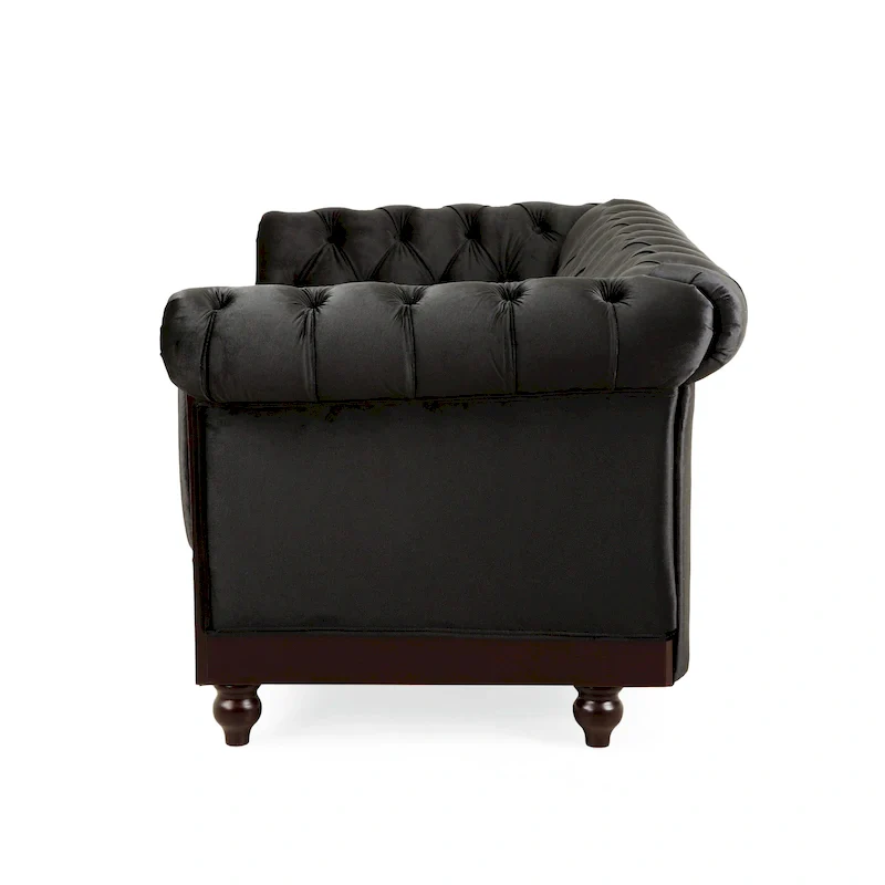 Chesterfield Velvet Loveseat Sofa