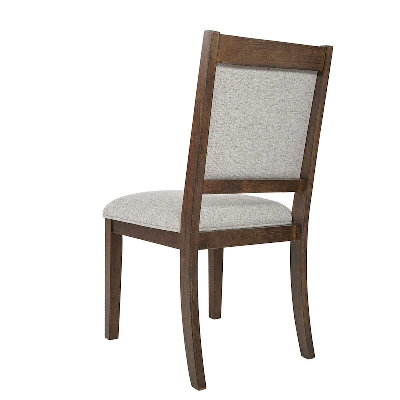 HomePop Open Back Upholstered Wood Frame Dining Chair - Set of 2