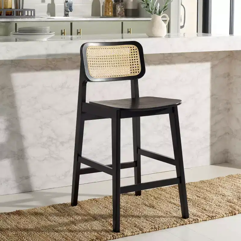 Luz Cane Counter Stool - BST1509 - Safavieh
